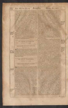 Ab Orbe Condito Annus 1659.