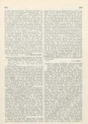 461-462 [Rezension] Staerk, Willy, Studien zur Religions- und Sprachgeschichte des alten Testaments