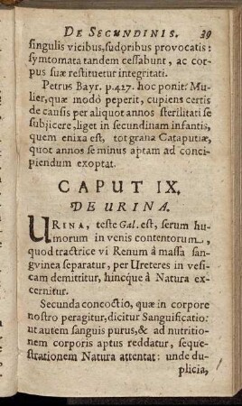 Caput IX. De Urina.