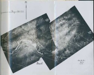 Foto der Bahnanlagen und Lager bei Breuil (Luftbild)