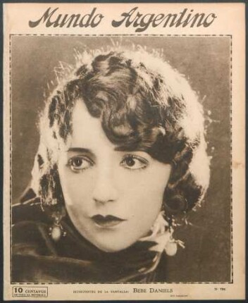 Intérpretes de la pantalla: Bebe Daniels [Fotografía]