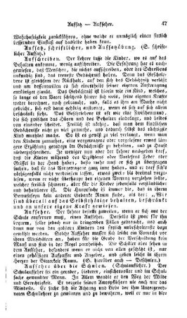 Aufsatz, schriftlicher, und Aufsatzübung, (s. Schriftlicher Aufsatz)