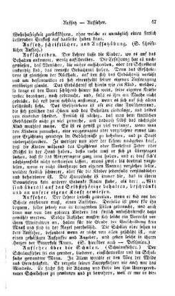 Aufsatz, schriftlicher, und Aufsatzübung, (s. Schriftlicher Aufsatz)