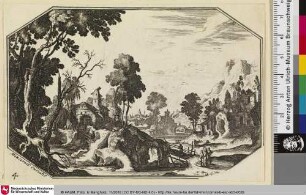 [Landschaft mit biblischer Szene]