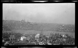 Panorama von Galata Turm auf Stambul (= Istanbul, Türkei)