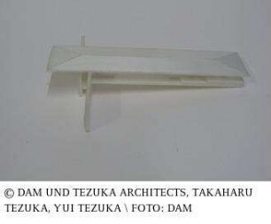 Floating Roof House - Modell des Gesamtgebäudes