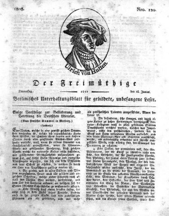 Nro. 120, Donnerstag, den 16. Junius 1808