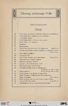 Dienstag, nachmittags 3 Uhr (Nr. 26-169)
