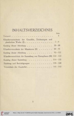 Inhaltverzeichnis