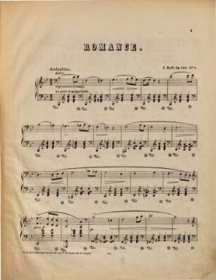 Drei Clavierstücke : op. 126. 2, Romanze