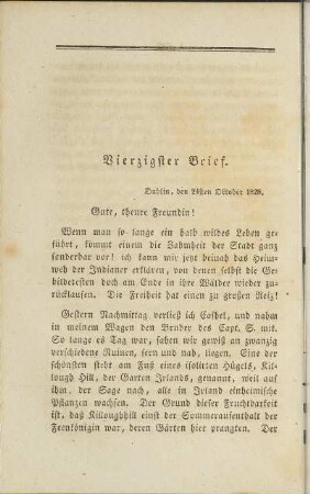 Vierzigster Brief.