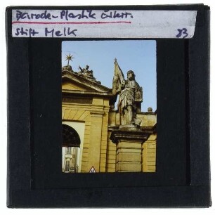Melk, Stift Melk : Detail Bauplastik