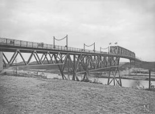 Bau alte Hochbrücke Holtenau/Nord-Ostsee-Kanal