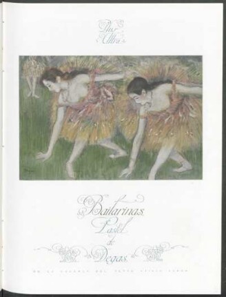 "Bailarinas", pastel