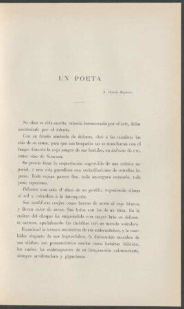 Un poeta