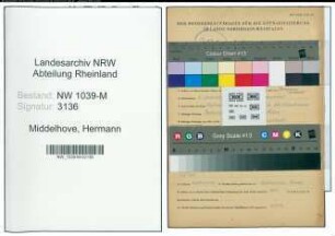 Entnazifizierung Hermann Middelhove , geb. 06.12.1911 (Beasmter)