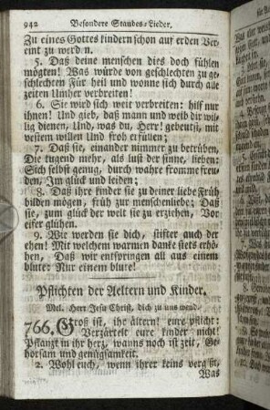 Pflichten der Aeltern und Kinder.