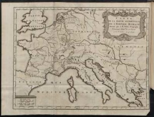 Carte de la Partie Occidentale de L´Empire Romain[...]