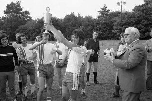 Endspiel um den Wanderpokal des Badischen Fußballbundes für Gymnasien
