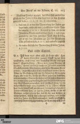 Das eilfte Capitel.