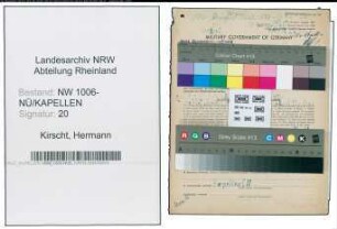 Entnazifizierung Hermann Kirscht , geb. 12.10.1902 ()