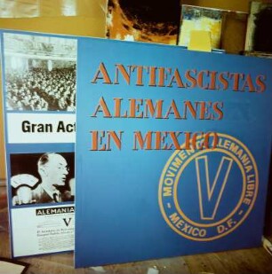 Plakat: Antifascistas Alemanes en Mexico