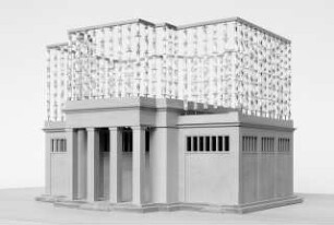 Deutscher Pavillon, Venedig Umgestaltung: Ansicht des Ausstellungsmodells 1:100 (Modellfoto) (Beitrag zur Deutschen Werkbund Ausstellung »this is modern« Venedig 2014)