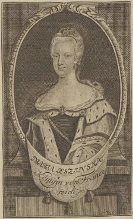 Bildnis von Maria Leszinska, Königin von Frankreich