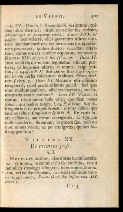 Titulus XX. De crimine falsi.