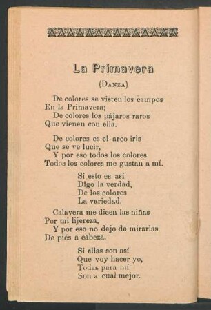 La primavera : (Danza)