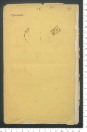 "Notice sur Adelbert de Chamisso, Naturaliste et Poète Allemand."