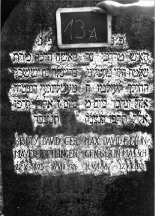 Grabstein 13A