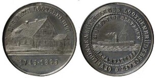 Oevelgönne-Neumühlen: Medaille zum 150jährigen Bestehen der Lotsenbrüderschaft