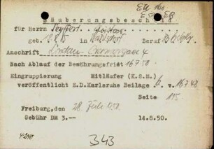 Seiffert, Gustav