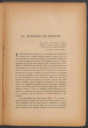 La tragedía de Francia