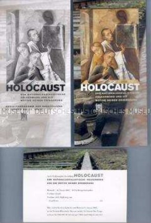 Pressemappe des DHM zur Eröffnung der Ausstellung "Holocaust. Der nationalsozialistische Völkermord und die Motive seiner Erinnerung"