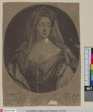 The Countess of Litchfeild [Porträt Charlotte Lee Herzogin von Lichfield]