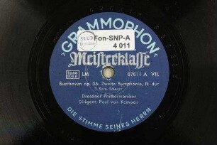 Zweite Symphonie, D-dur, op. 36 : 3. Satz: Scherzo