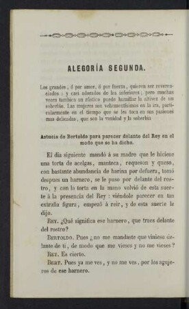 Alegoría segunda.