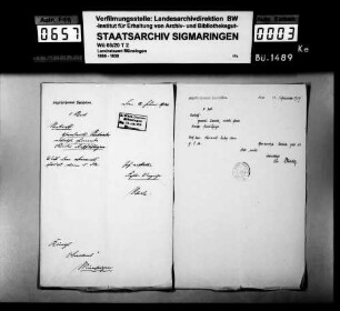 Verzeichnisse der Gewerbe- und Fabrikationsbetriebe im Oberamtsbezirk, die der Gewerbeaufsicht unterstehen (vorwiegend Fehlanzeigen)