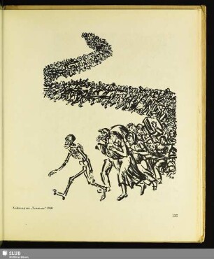 Zeichnung aus dem Zyklus "Totentanz"