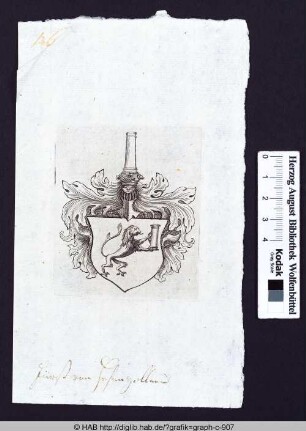 Das Wappen des Fürsten von Hohenzollern