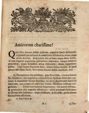 De Exemptionibus Et Religiosorum Privilegiis