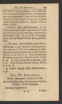 Cap. IV. Johannis. Ex hoc intuteamur Christum Ut Conversionis Hominum Operatorem Fidelissimum