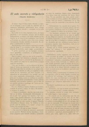 El voto secreto y obligatorio : (Cuento histórico)