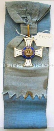 Kronenorden 1. Klasse, Kreuz
