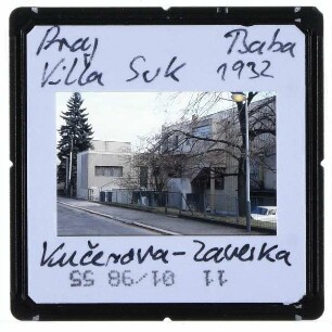 Prag, Werkbundsiedlung (Baba),Prag, Werkbundsiedlung/Baba, Haus Suk