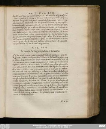 Cap. XLII. De concilio Carthaginensi altero in hac caussa.