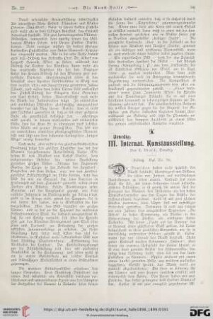 4: Venedig: III. Internat. Kunstausstellung, [2] (Schluss)