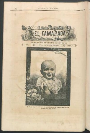 [Retrato de] S. M. el Rey D. Alfonso XIII de Borbón y de Habsburgo-Lorena. : [Tomado de "El Camarada" de Barcelona.]